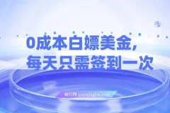 0成本白嫖美金项目：每日签到轻松获利