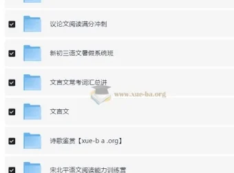 猿辅导初中语文全国通用视频课程