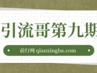引流哥第九期：多平台引流技巧课程