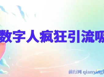 AI数字人引流创业粉课程：简单高效吸粉秘籍
