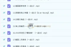 王芳讲一战二战音频课程