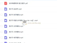 质心初中物理能力提升7讲