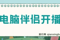 树敌零粉电脑伴侣直播内容介绍
