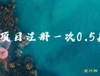 国外注册项目：三分钟0.5美金，可批量操作的小白福利