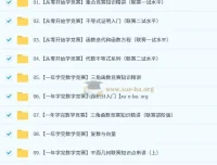 作业帮数学竞赛（小蓝本）：小初视频与PDF资料