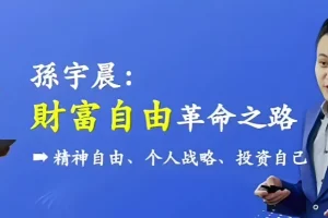 孙宇晨：财富自由革命之路