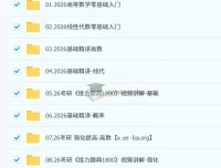 2026汤家凤考研数学全程课程