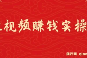 短视频赚钱实操课程