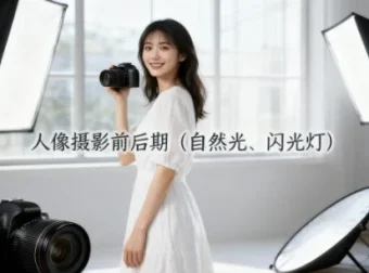 人像摄影前后期：自然光与闪光灯运用教程