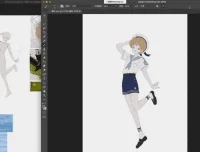 水水子小男孩团练PS[起草+线稿+铺色]教程