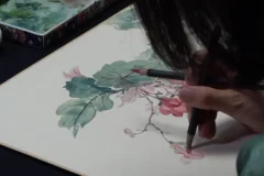 零基础国画入门：小马啸羽没骨花鸟技法精讲课程