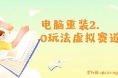 电脑重装2.0玩法虚拟赛道：长期蓝海副业项目