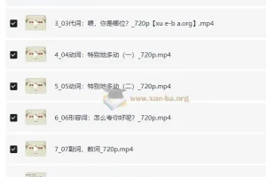 英语通俗语法全套课程