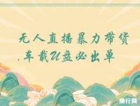 树敌无人直播：车载U盘暴力带货秘籍