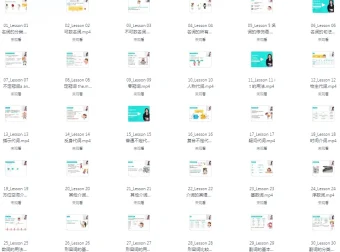 雪梨老师中高级英语语法课：72节系统课程提升语法水平