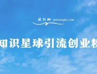 知识星球野路子：白领创业粉引流变现课程
