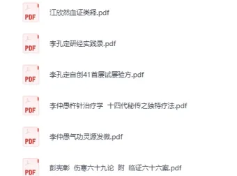 《巴蜀名医遗珍丛书》系列20册：中医精萃 [PDF]