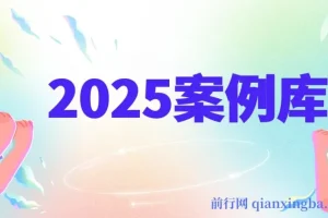 2025案例库：各行业大咖方法论合集