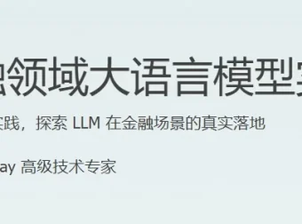 金融领域大语言模型实战课程