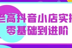老高抖音小店实操：零基础到进阶课程
