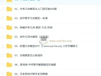 初中几何复习资料汇总：涵盖基础到竞赛的优质书籍