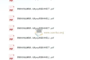 《小学英语2024人教PEP新教材完全解读》：助力小学英语水平提升