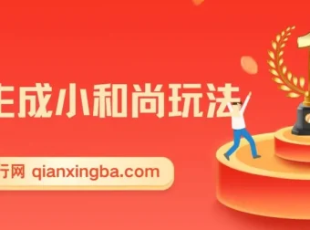 最新无操作一键生成小和尚玩法（升级版）：两周变现1.5W