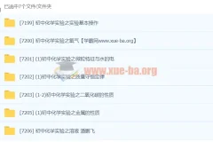 初中化学化学实验专题课程