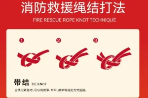 消防安全救援：24种关键绳结打法教程