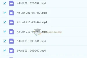 大学英语恋练有词“跟我背”带背视频