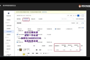 阿呆电商淘宝短视频引流实战课：15天引爆店铺流量