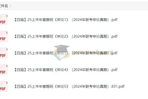 花生十三、飞扬2025上半年公考笔试套题冲刺班