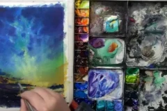 零基础水彩风景绘画54课：从入门到精通系统教程