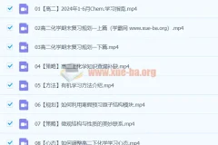 2024高二化学冷士强下学期寒假班