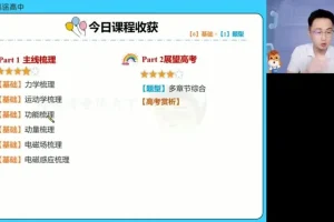 张展博2024高二物理春季班：电磁感应/热力学/原子物理专题课程