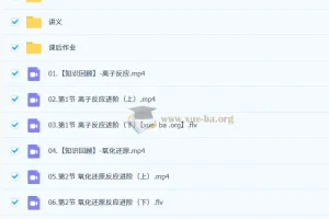 李政2026年高中化学高一秋季班课程（更新中）