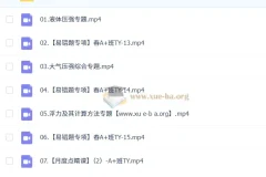 2024 – 2025刘怡作业帮初二物理A+四季课程