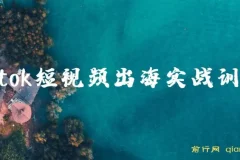 Tiktok短视频出海实战训练营：跨境电商短视频运营课程