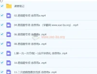 作业帮徐丝雨2023初三数学A班暑假班课程