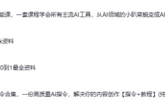 《DeepSeek资料：含AI工具课、AI生成PPT及写小说指令等》