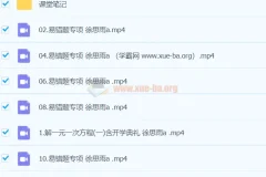 作业帮徐丝雨2023初三数学A班暑假班课程