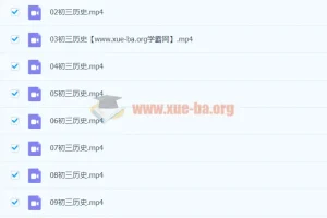 九年级历史春季课程（13讲，张天禄）完结
