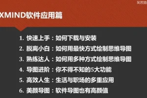 XMind思维导图教程：从入门到精通，助力思维与效率提升
