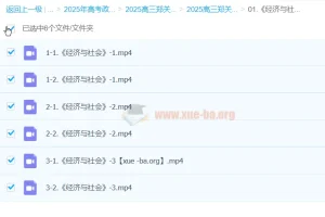 2025高三高考政治郑关飞政治一轮课程