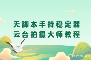 无脚本手持稳定器云台拍摄大师教程：专业操作指南