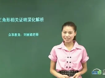 众享教育刘丽娟初三九年级数学同步基础课（北师版）