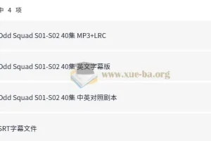 少儿数学启蒙真人剧《数学神奇小队 Odd Squad》（中英双版）