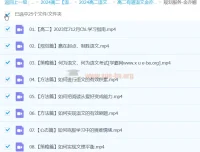 金亦姗 2024 高中高二语文（上学期）规划服务与知识视频