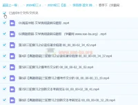 2024初三中考语文 师剑锋语文春季班（更新中）