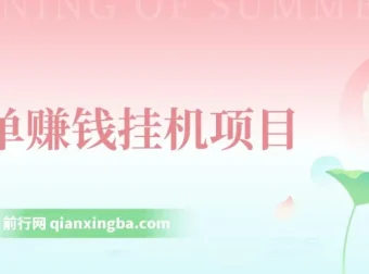 简单赚钱挂机项目：小龙虾挂机教学资源